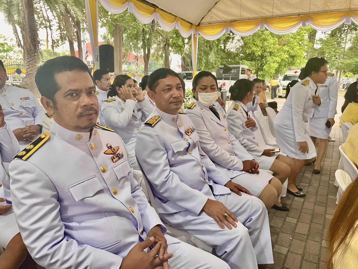 สศท.9 ร่วมพิธีเจริญพระพุทธมนต์ พิธีทางศาสนมหามงคล และพิธีทำบุญตักบาตรถวายพระราชกุศล เนื่องในโอกาสพระราชพิธีมหามงคลเฉลิมพระชนมพรรษา 6 รอบ 28 กรกฎาคม 2567