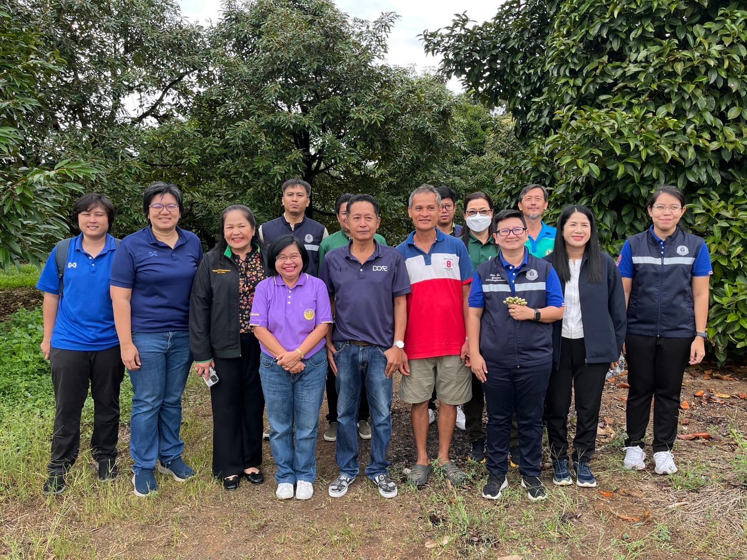 สศท.6 ร่วมบูรณาการลงพื้นที่ติดตามสถานการณ์ติดดอกออกผลของไม้ผลภาคตะวันออก ปี 2568 จังหวัดตราด วันที่ 14 ธันวาคม 2567 