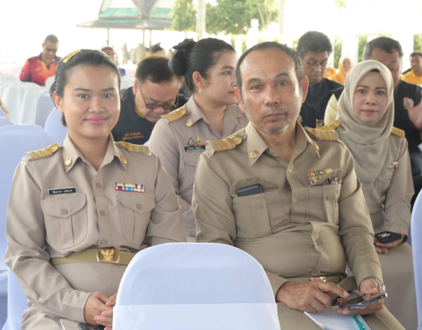 Roae9, The field visit to follow up on the government inspection in Songkhla Province by the Assistant Minister of Agriculture, Mr. Itti Sirilatthayakorn.