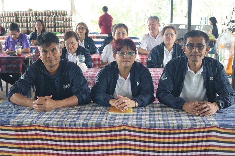 OST. visited Amnat Charoen Province to monitor the agricultural product situation.