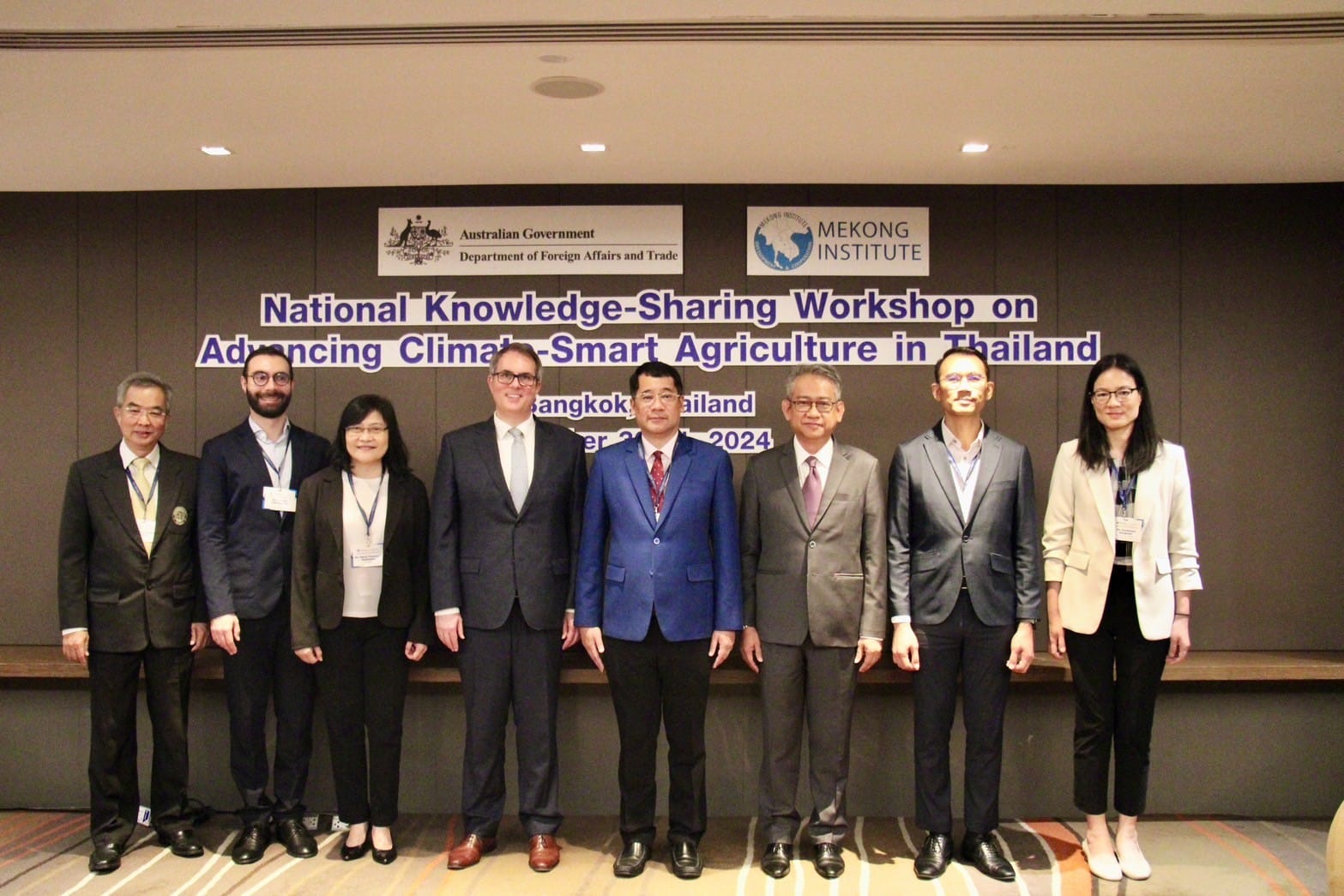 การประชุมเชิงปฏิบัติการ National Knowledge-Sharing Workshop on Advancing Climate-Smart Agriculture in Thailand