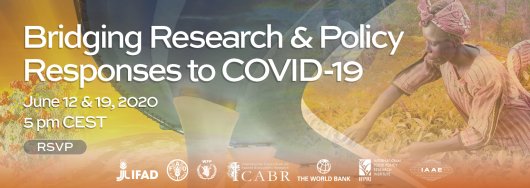 IFAD จัดการประชุม Online talks - Bridging research and policy responses to COVID-19
