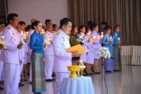 ROAE2 joined the ceremony to offer royal tributes, light candles to offer blessings and honor Her Majesty Queen Sirikit