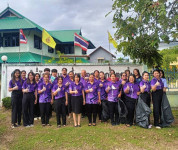 ROAE2 organizes volunteer activities to collect garbage and clean up the roadsides in the area of ​​the Hua Ro Subdistrict Government Center, Phitsanulok Province